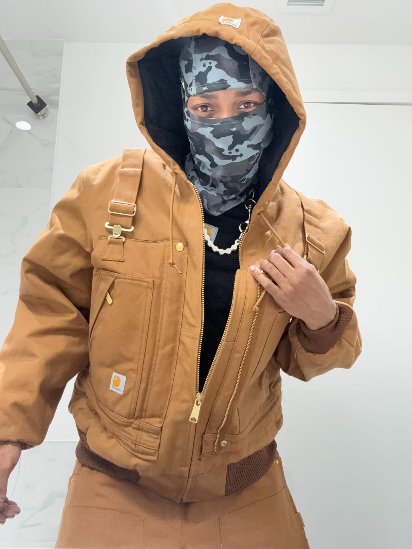 One-of-a-Kind Harness Utility Jacket